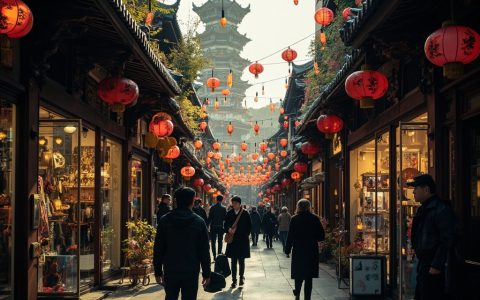 主题街区与步行街：城市文化与商业的互动